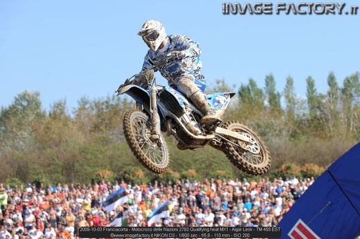 2009-10-03 Franciacorta - Motocross delle Nazioni 2793 Qualifying heat MX1 - Aigar Leok - TM 450 EST